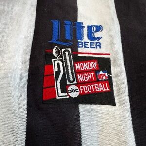 VTG 1989 NFL Season Sz:XL  Promotional Lightweight Referee Tee. Embroidered Logo